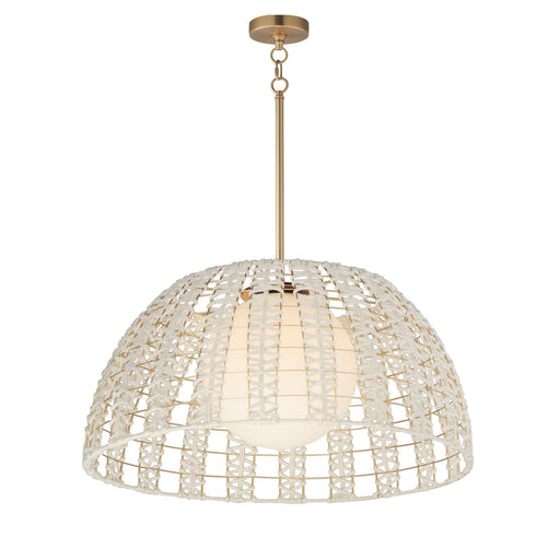 Macrame 1 Light Pendant in Gold
