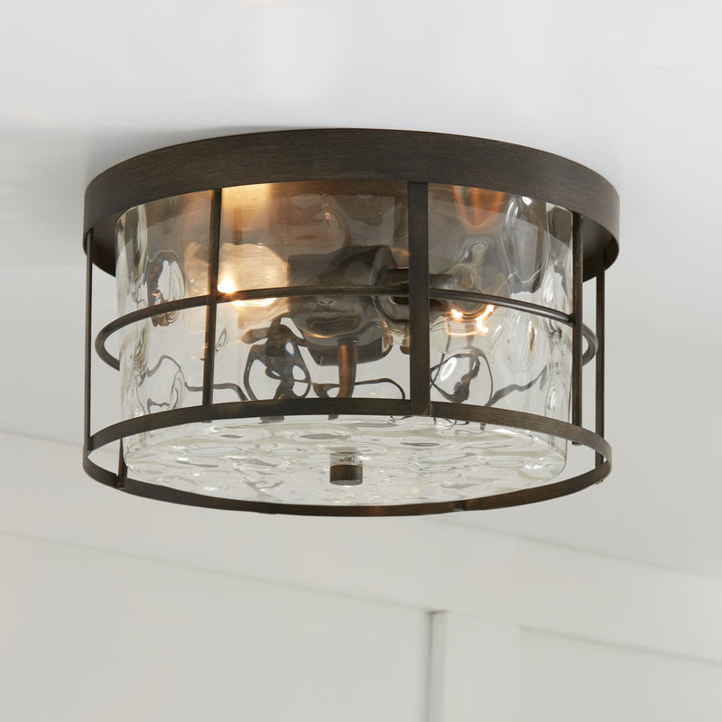 Bristol 2-Light Flush Mount in Farm House