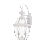 Monterey 2-Light Medium Outdoor Wall Lantern in White
