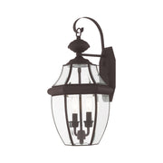 Monterey 2-Light Medium Outdoor Wall Lantern in Bronze