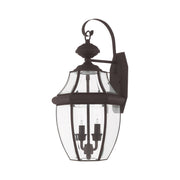 Monterey 2-Light Medium Outdoor Wall Lantern in Bronze