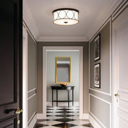 Rylann 3-Light Flush Mount in Matte Black