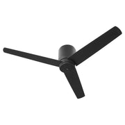Banzai 52" 3-Blade Hugger Ceiling Fan in Matte Black