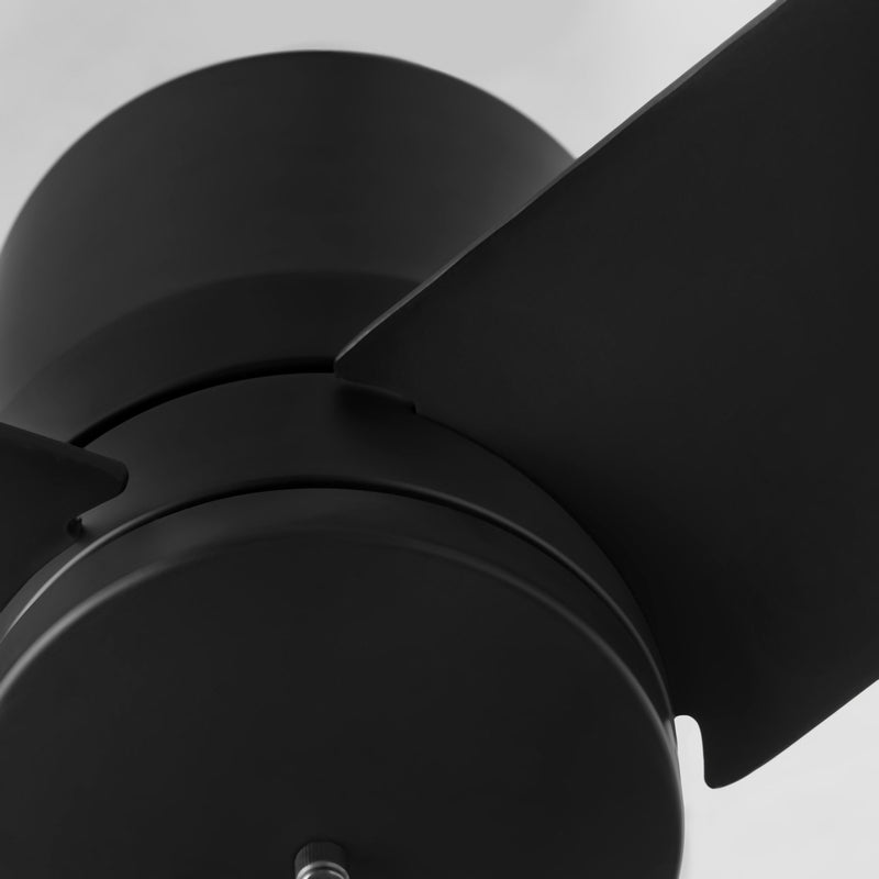 Banzai 52" 3-Blade Hugger Ceiling Fan in Matte Black
