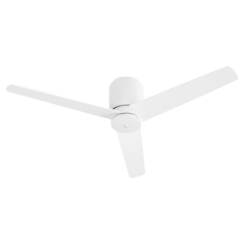Banzai 52" 3-Blade Hugger Ceiling Fan in Studio White