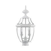 Monterey 2-Light Medium Outdoor Post Light in White