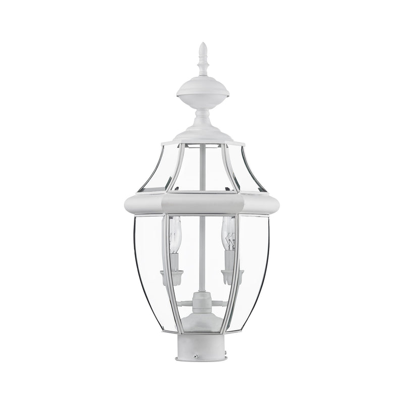 Monterey 2-Light Medium Outdoor Post Light in White