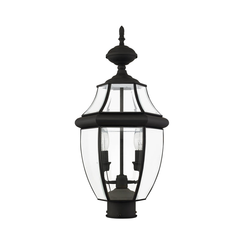 Monterey 2-Light Medium Outdoor Post Light in Black