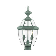 Monterey 2-Light Medium Outdoor Post Light in Verdigris