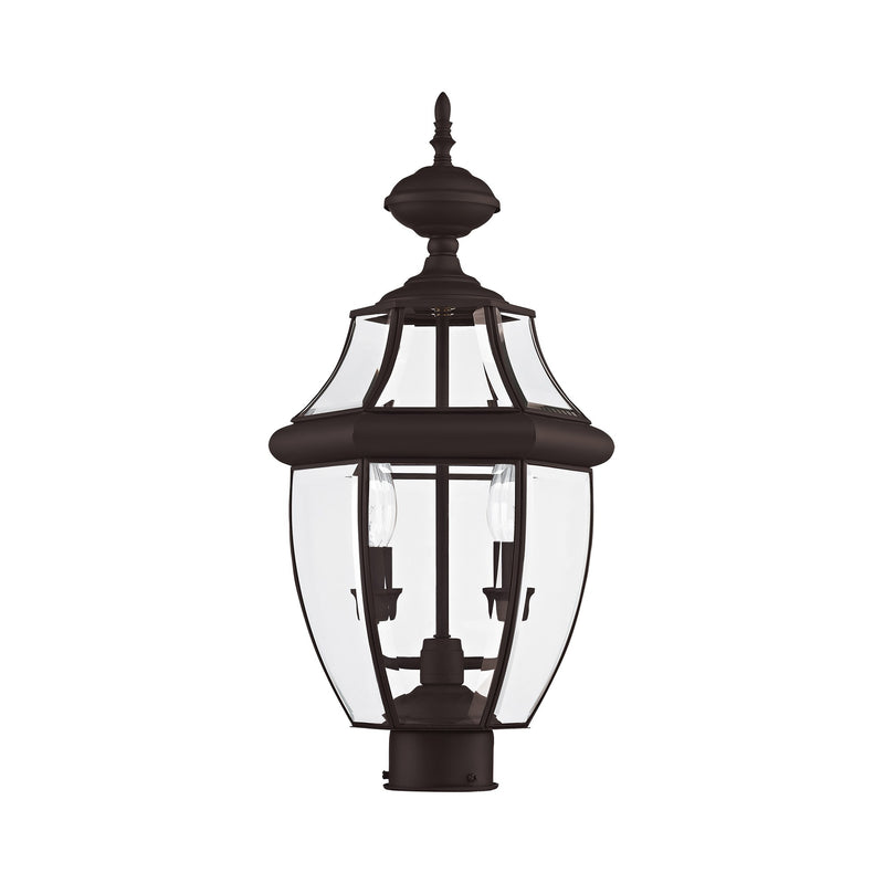 Monterey 2-Light Medium Outdoor Post Light in Bronze