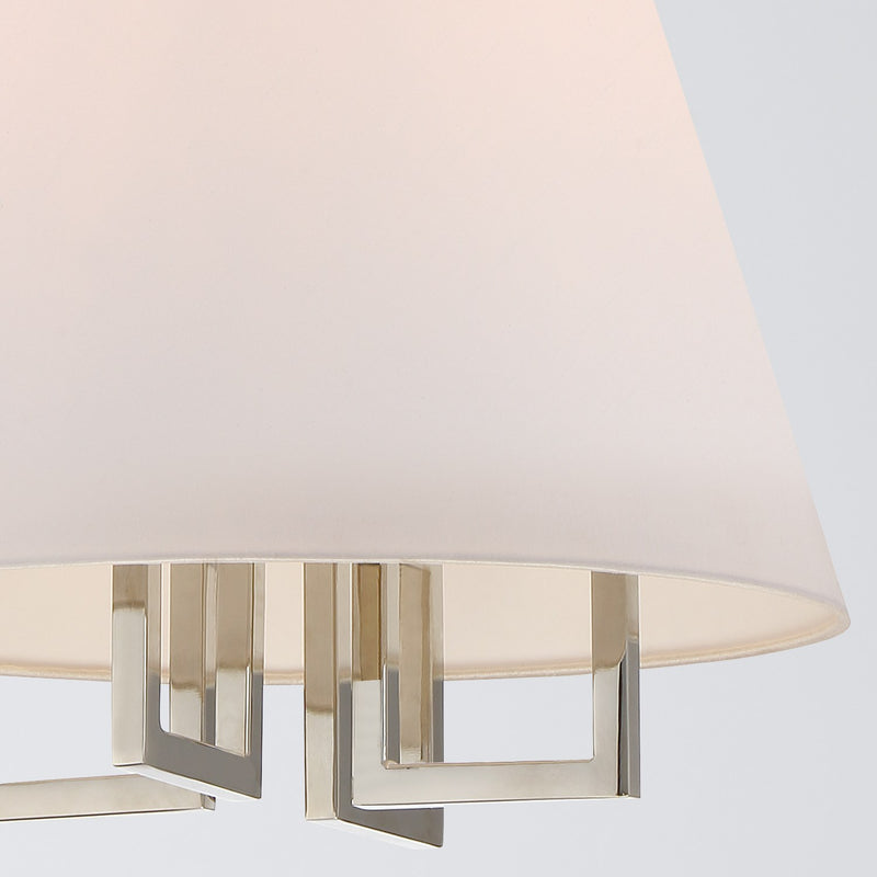 Westwood 4 Light 13.5" Chandelier in Polished Nickel
