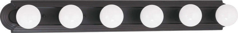 36" 6-Light Bath Vanity Light in Mahogany Bronze