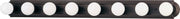 48" 8-Light Bath Vanity Light in Mahogany Bronze