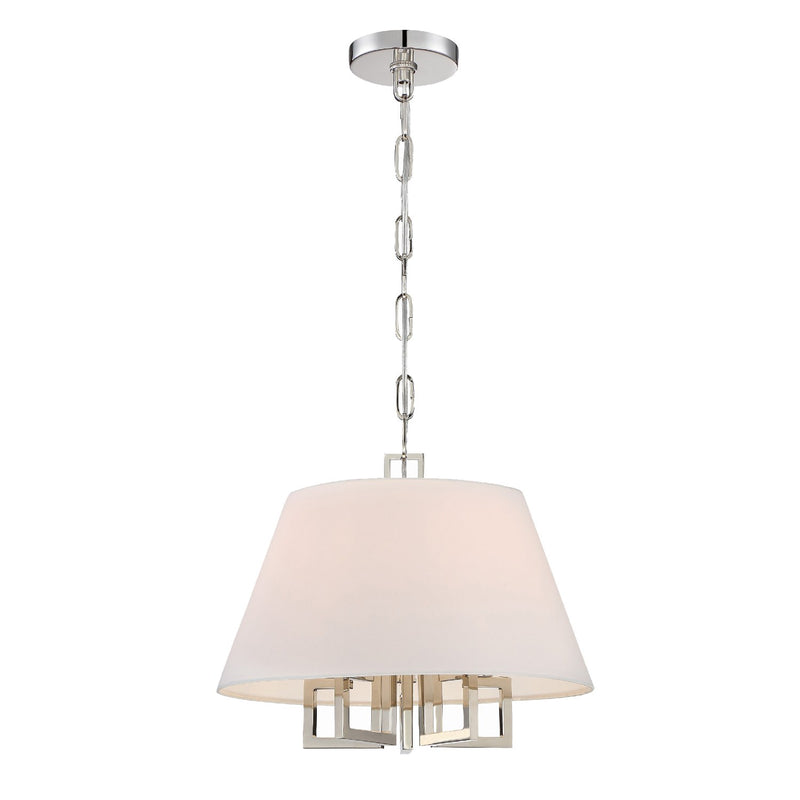 Westwood 5 Light 16" Chandelier in Polished Nickel