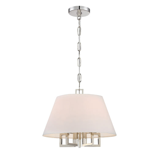 Westwood 5 Light 16" Chandelier in Polished Nickel