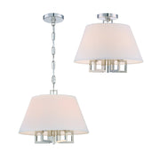 Westwood 5 Light 16" Chandelier in Polished Nickel