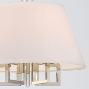 Westwood 5 Light 16" Chandelier in Polished Nickel