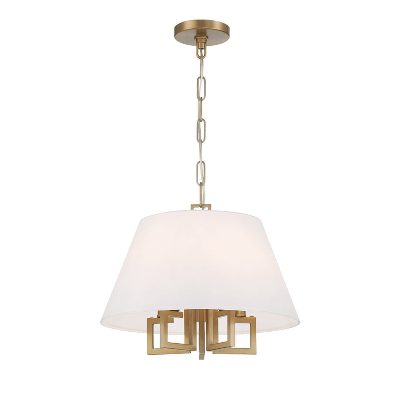 Westwood 5 Light 16" Chandelier in Vibrant Gold