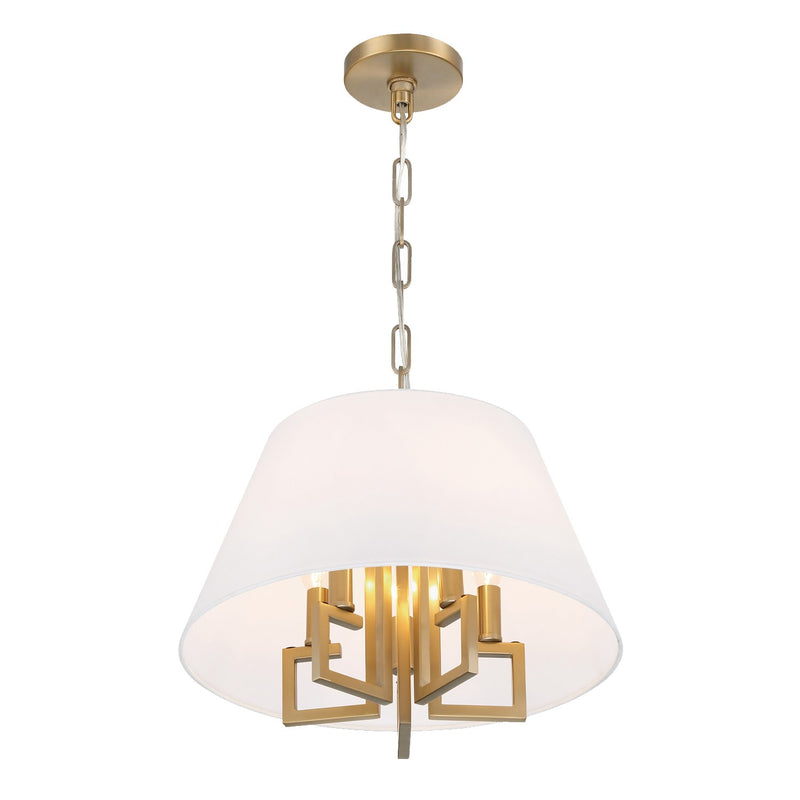 Westwood 5 Light 16" Chandelier in Vibrant Gold