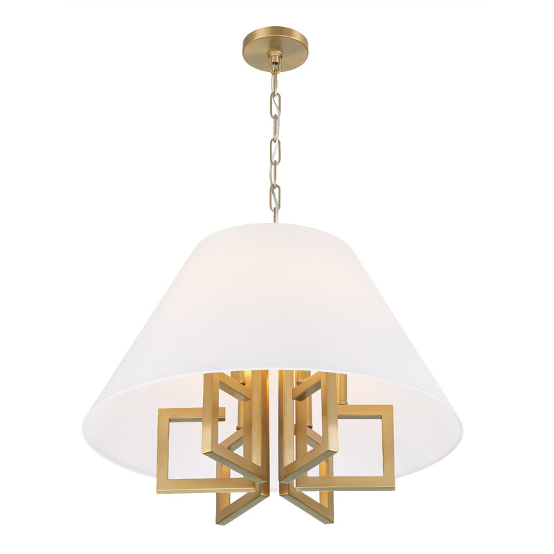 Westwood 6 Light 24" Chandelier in Vibrant Gold