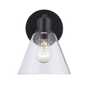 ForgeLume 1-Light 8.5" Bath Sconce in Black