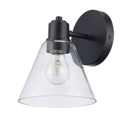 ForgeLume 1-Light 8.5" Bath Sconce in Black