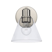 ForgeLume 1-Light 8.5" Bath Sconce in Brushed Nickel