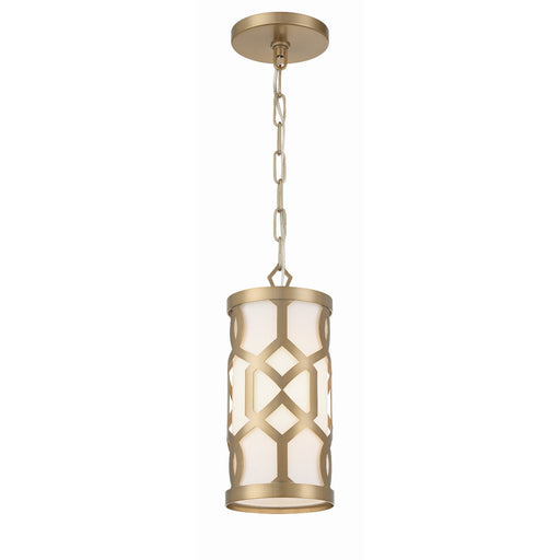 Jennings 1 Light 6.25" Pendant in Aged Brass