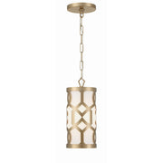 Jennings 1 Light 6.25" Pendant in Aged Brass