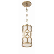 Jennings 1 Light 6.25" Pendant in Aged Brass