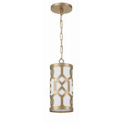 Jennings 1 Light 6.25" Pendant in Aged Brass