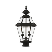 Georgetown 2-Light Medium Outdoor Post Light in Black