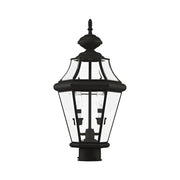 Georgetown 2-Light Medium Outdoor Post Light in Black