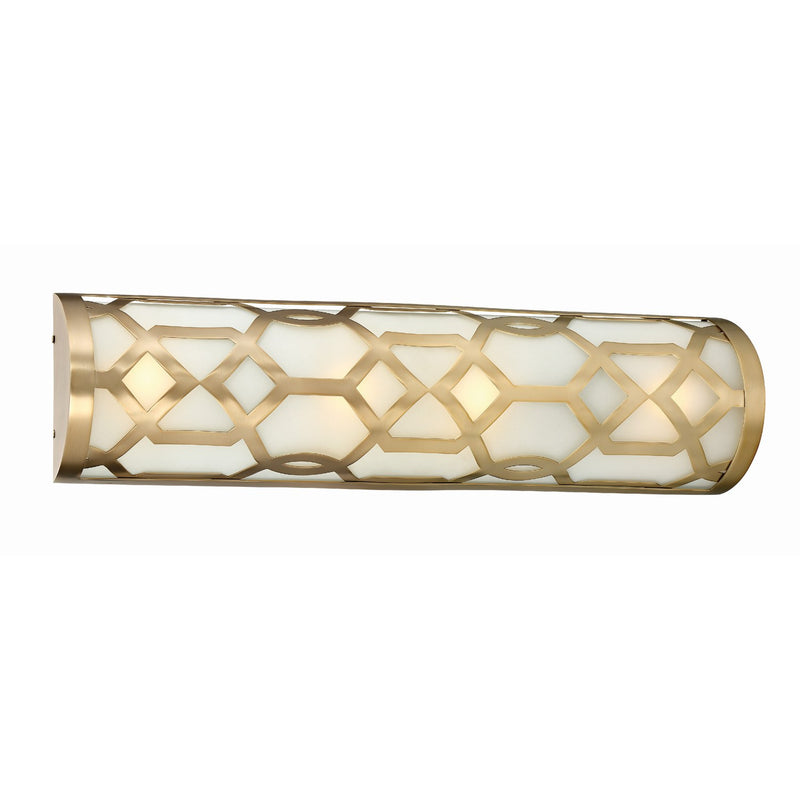 Jennings 1 Light 24" Integrated LED Bathroom Vanity in Aged Brass