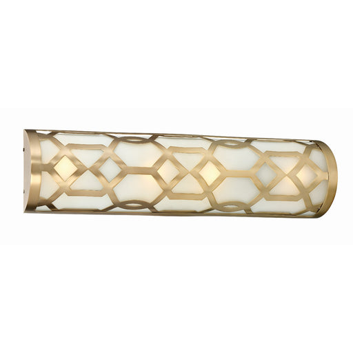 Jennings 1 Light 24" Integrated LED Bathroom Vanity in Aged Brass