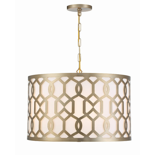 Jennings 5 Light 24.25" Pendant in Aged Brass