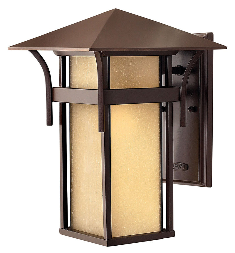 Harbor Medium Outdoor Wall Lantern in Anchor Bronze