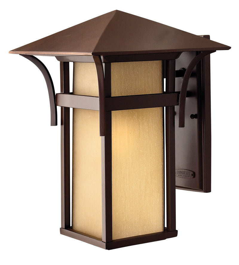 Harbor Large Outdoor Wall Lantern in Anchor Bronze