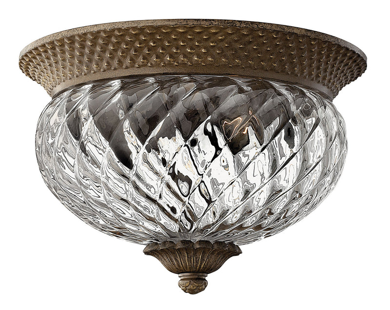Plantation LED Flush Mount in Pearl Bronze