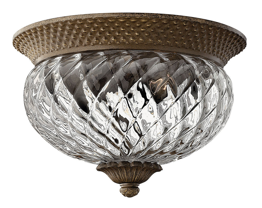 Plantation LED Flush Mount in Pearl Bronze