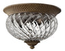 Plantation LED Flush Mount in Pearl Bronze