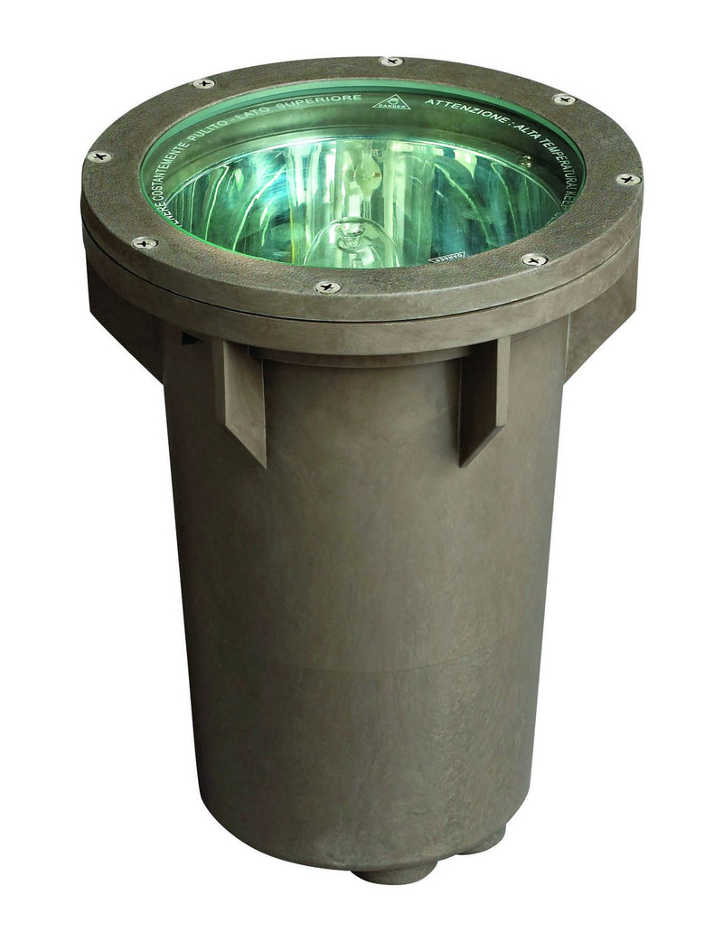 Line Voltage Composite Well Light in Bronze
