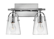 Foster 2-Light Bath Vanity Light in Chrome