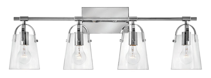 Foster 4-Light Bath Vanity Light in Chrome
