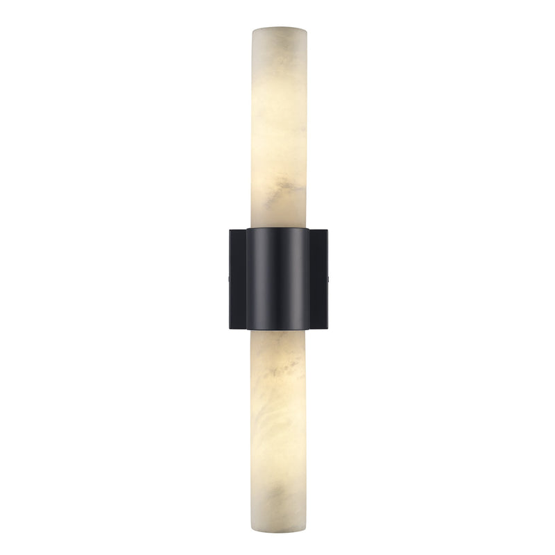 Kian 2-Light 23.7" Wall Sconce in Black