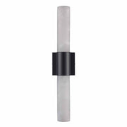 Kian 2-Light 23.7" Wall Sconce in Black