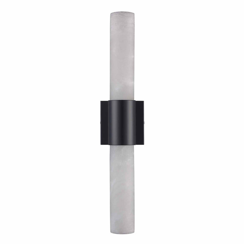 Kian 2-Light 23.7" Wall Sconce in Black