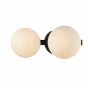 Terra 2-Light 15" Vanity Light in Black