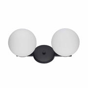 Terra 2-Light 15" Vanity Light in Black