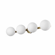 Terra 4-Light 31" Vanity Light in Antique Gold